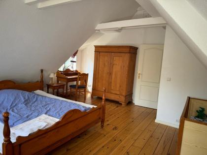 Großes Reet gedecktes Ferienhaus Schlei Ostsee Kappeln