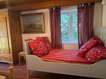 Großes Reet gedecktes Ferienhaus Schlei Ostsee Kappeln