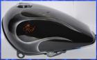 Airbrush Motorrad Motorradtank Old School Flammen